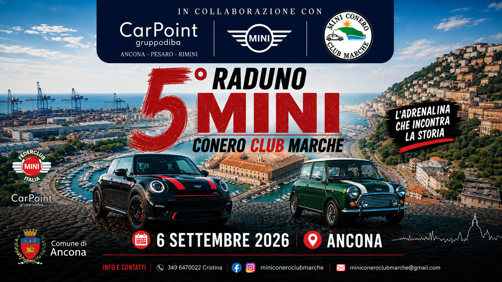 La passione MINI arriva ad Ancona - 5&deg; Raduno MINI Conero Club